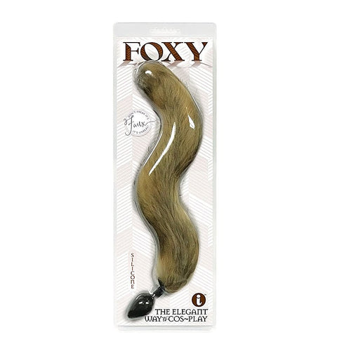 Foxy Tail Silicone Butt Plug By Icon Brands - Realistic Dildos