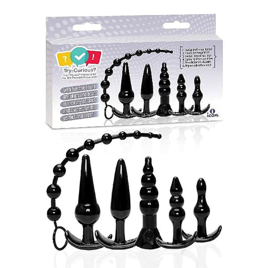 Try-Curious Anal Plug Set By Icon Brands - Sex Kits