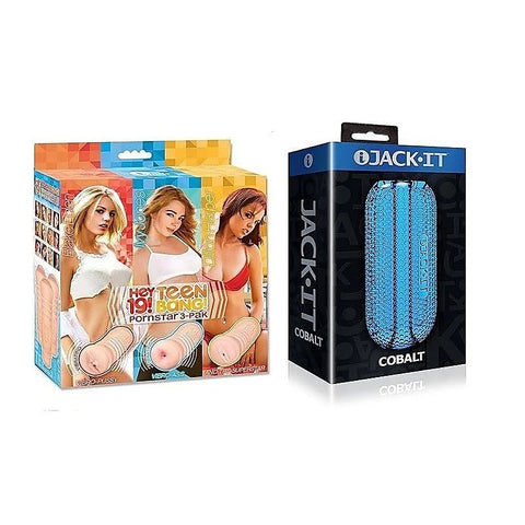 Elevate Your Bedroom Intimacy - Hey 19! Bang Strokers 3-Pack - Masturbators and Strokers