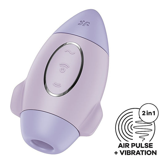Satisfyer Mission Control Double Air Pulse Clitoral Vibrator - Pussy And Clit Toys