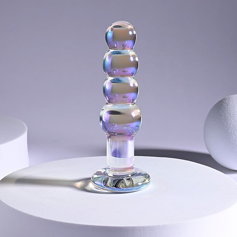 Playboy Pleasure Jewels Beads Glass Anal Plug - Glass Sex Toys