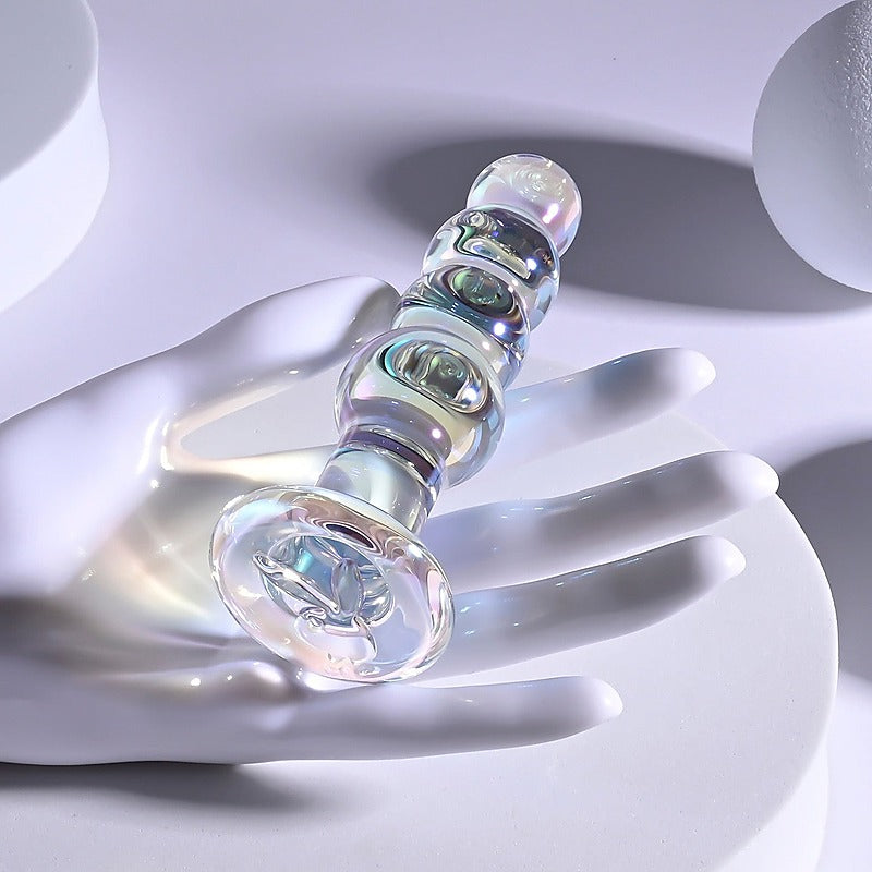 Playboy Pleasure Jewels Beads Glass Anal Plug - Glass Sex Toys
