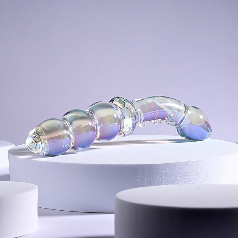 Playboy Pleasure Jewels Double Ended Glass Dildo By Evolved - Glass Sex Toys