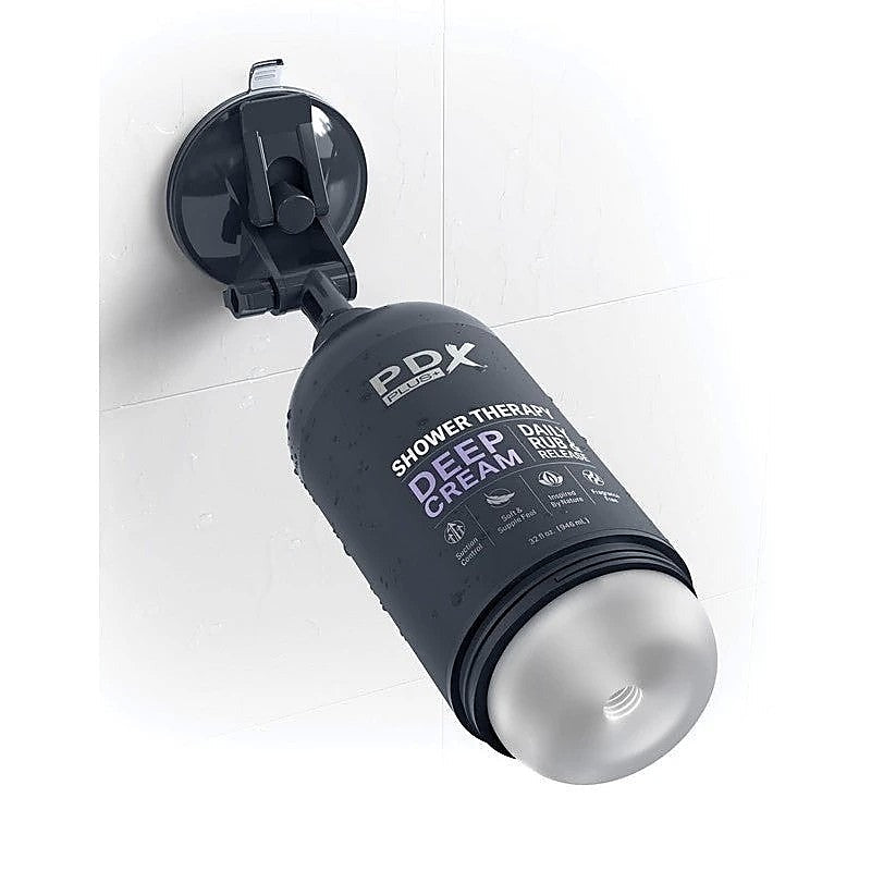 Pdx Plus Shower Therapy Deep Cream Masturbator - Masturbators and Strokers