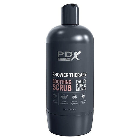 Pdx Plus Shower Therapy Soothing Scrub By Pipedream Products - Realistic Butts And Vaginas