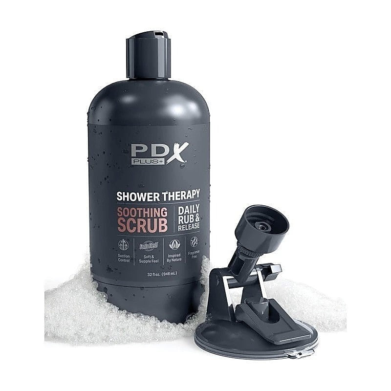 Pdx Plus Shower Therapy Soothing Scrub By Pipedream Products - Realistic Butts And Vaginas