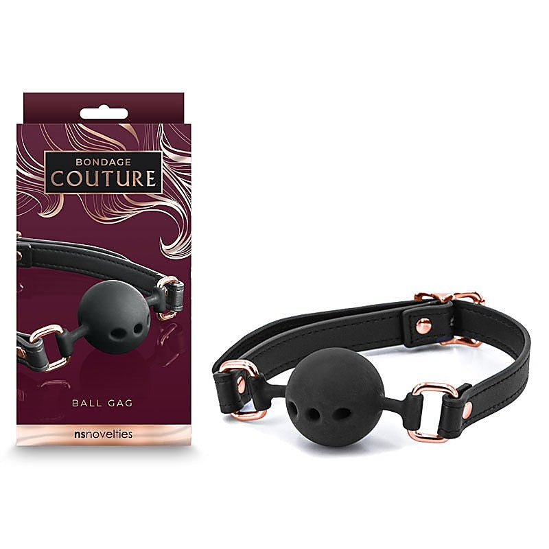 Bondage Couture Ball Gag By Ns Novelties - Bondage Gags and Bits