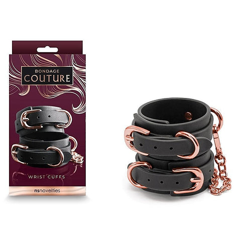 Bondage Couture Wrist Cuffs by NS Novelties - G-Spot Vibrators
