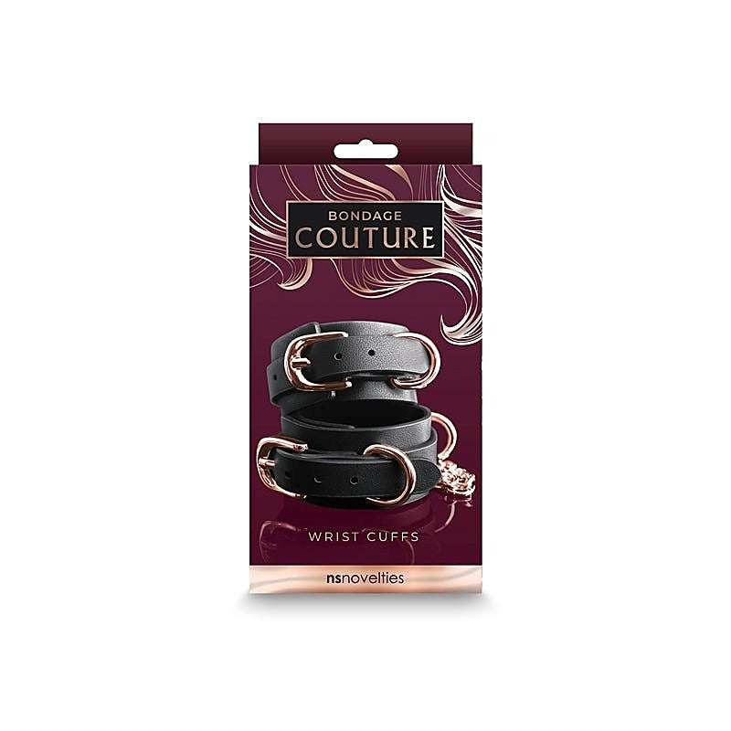 Bondage Couture Wrist Cuffs by NS Novelties - G-Spot Vibrators