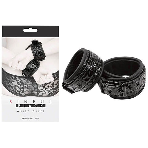 Sinful Wrist Cuffs by NS Novelties - Cuffs and Restraints