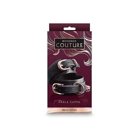 NS Novelties Bondage Couture - Stylish and Secure Ankle Restraints - Cuffs and Restraints