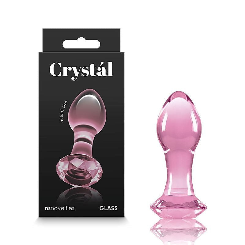 Crystal - Gem Glass Butt Plug - G-Spot Vibrators