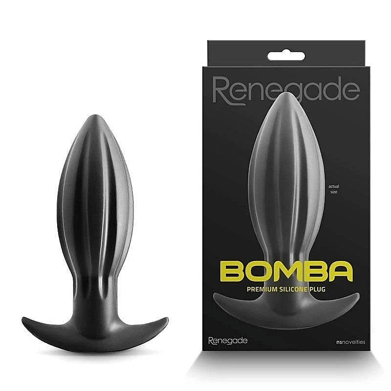 Renegade Bomba - Black Silicone By Ns Novelties - Butt Plugs