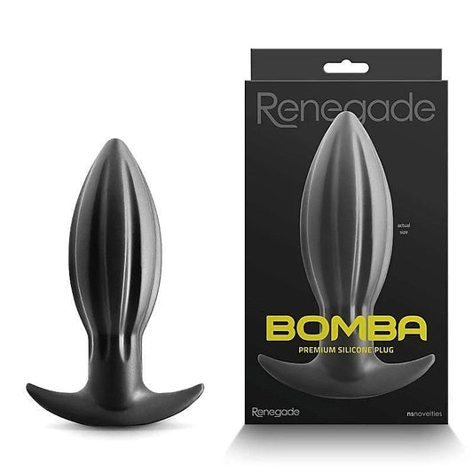 Renegade Bomba - Black Silicone By Ns Novelties - Butt Plugs