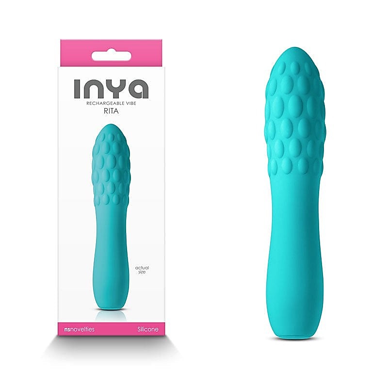 Inya Rita Textured Silicone By Ns Novelties - Non-Realistic Dildos