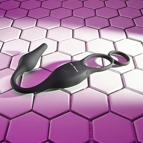 Plug & Tug Rechargeable Cock Ring By Evolved - Cock Rings
