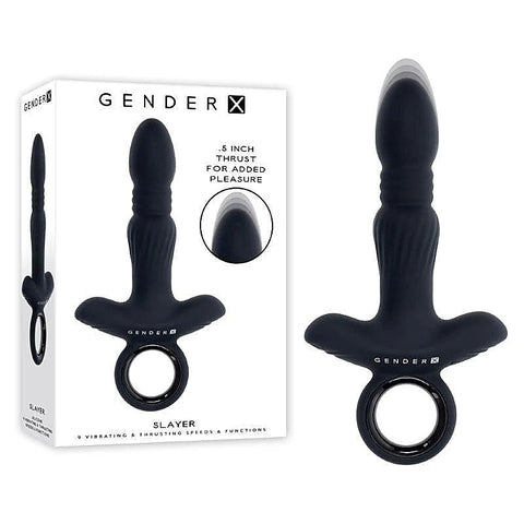 Gender X Slayer - Powerful Thrusting Pleasure Experience - Anal Vibrators