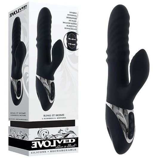 Evolved Ecstasy Ring - Unleash Pleasure with Dual Vibration - Rabbit Vibrators