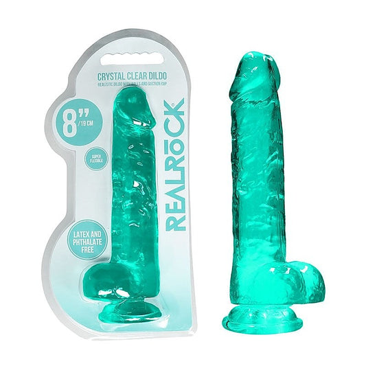 Realrock 8 Inch Realistic Dildo With Balls By Shots Toys - Realistic Dildos