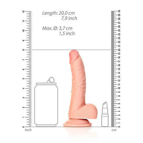 REALROCK Curved Dildo by Shots Toys - Realistic Dildos