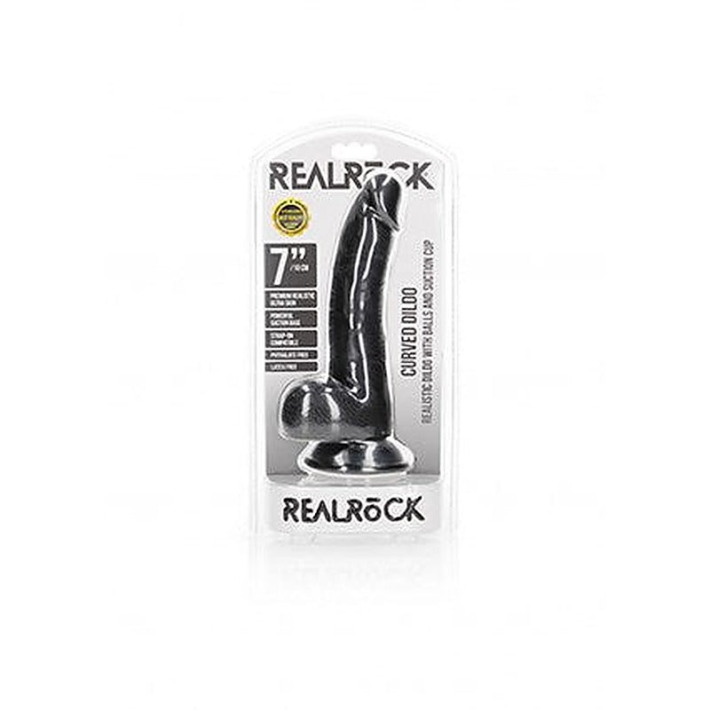 REALROCK Curved Dildo by Shots Toys - Realistic Dildos