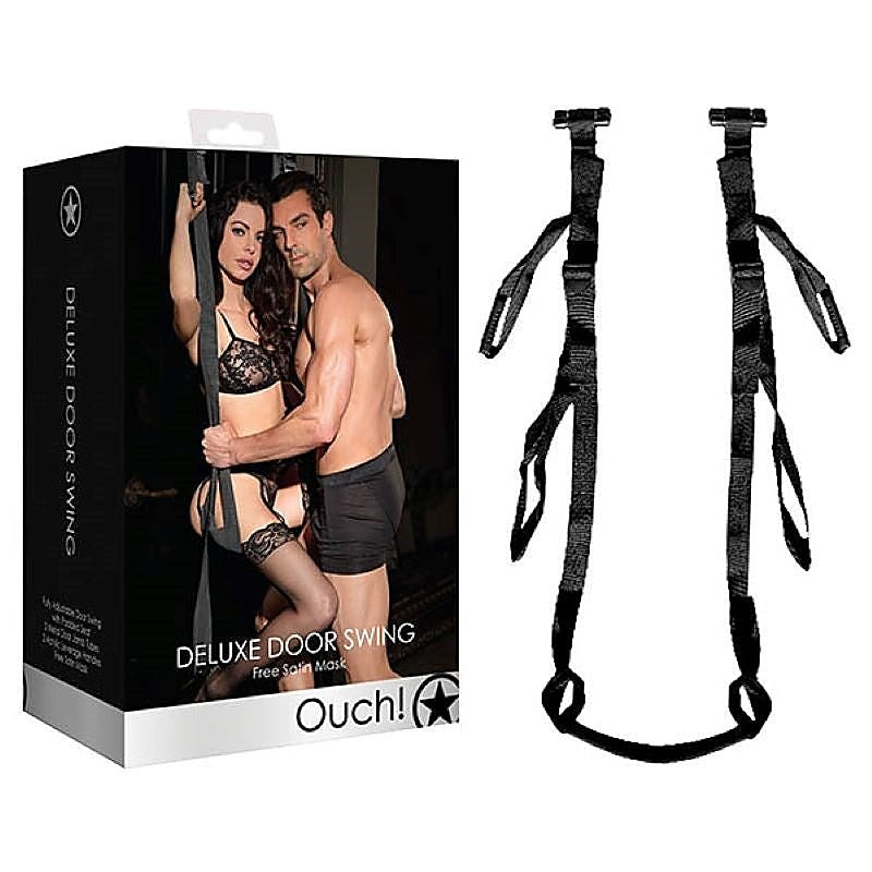 Ouch Deluxe Door Swing Bondage Restraints by Shots Toys - Cuffs and Restraints