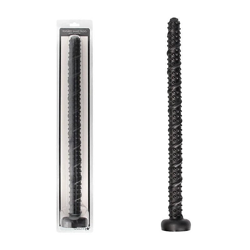 OUCH! Ass Textured Snake Dildo Anal Snake by Shots Toys - Anal Dildos