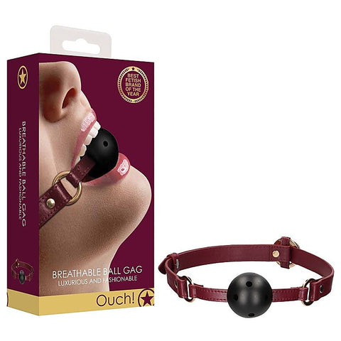 OUCH! Halo - Breathable Ball Gag - Bondage Gags and Bits