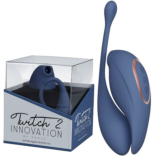 Twitch 2 - Suction Vibe & Vibrating Egg - Realistic Dildos