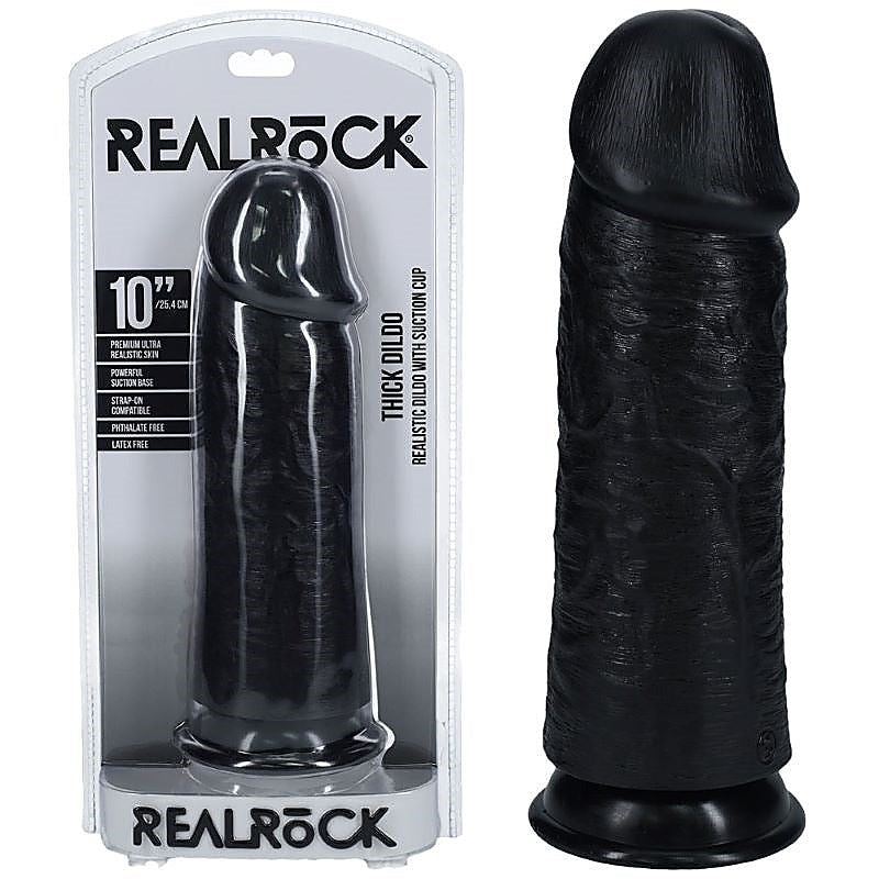 Realrock 25Cm Extra Thick Dildo By Shots Toys - Realistic Dildos