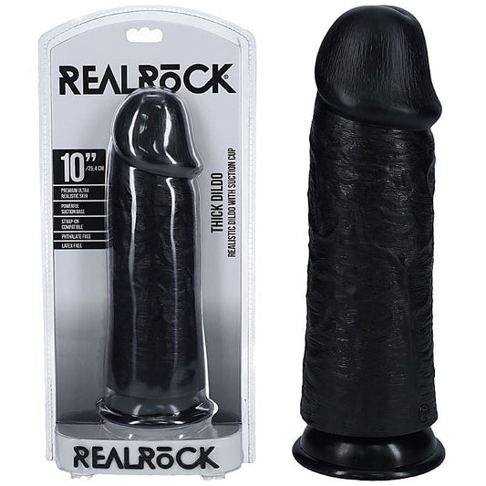 Realrock 25Cm Extra Thick Dildo By Shots Toys - Realistic Dildos