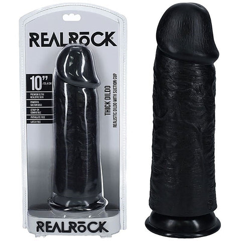 Realrock 25Cm Extra Thick Dildo By Shots Toys - Realistic Dildos
