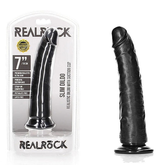 Relock Realistic Slim Dildo 18 Cm By Shots Toys - Realistic Dildos