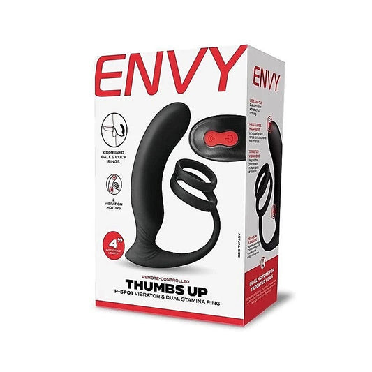 ENVY Thumbs Up - Remote-Controlled P-Spot Vibrator & Stamina Ring - Prostate Toys