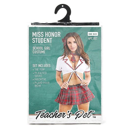 Captivating Classroom Couture - Teacher's Pet Miss Honor Student Ensemble - Fancy Dress Ups