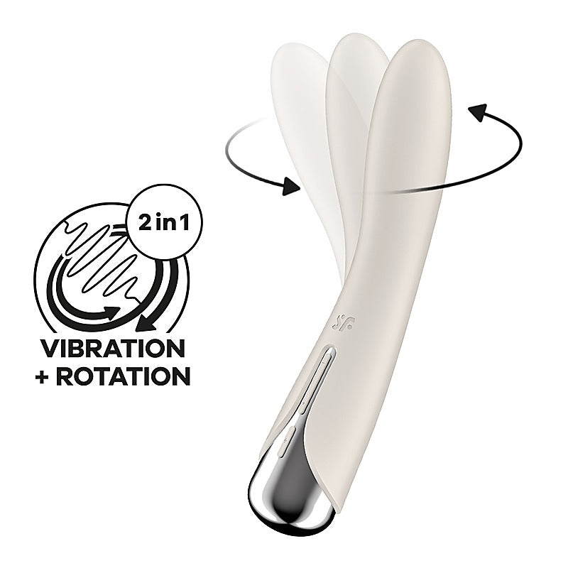 Spinning Vibe 1 Multi Functions G Spot Massager By Satisfyer - Rabbit Vibrators