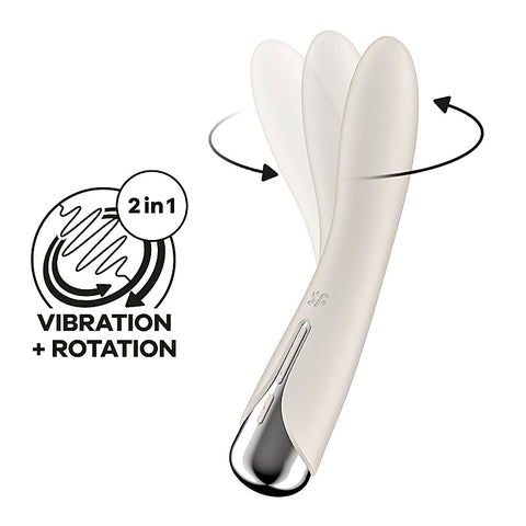 Spinning Vibe 1 Multi Functions G Spot Massager By Satisfyer - Rabbit Vibrators