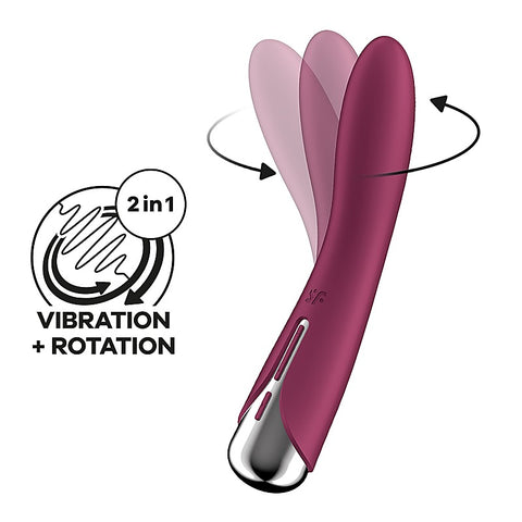 Spinning Vibe 1 Multi Functions G Spot Massager By Satisfyer - Rabbit Vibrators