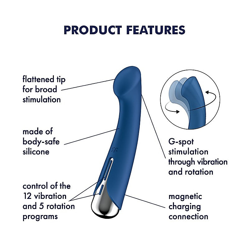 Spinning G-Spot 1 by Satisfyer - Realistic Dildos