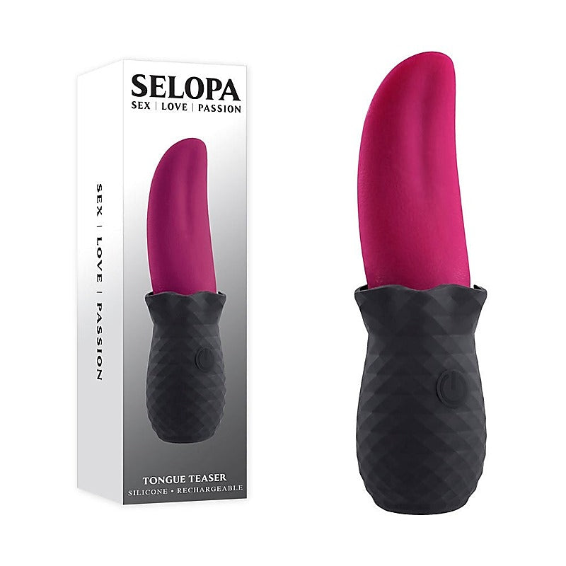 Compact And Rechargeable Tongue Teaser By Evolved - Finger and Tongue Vibrators