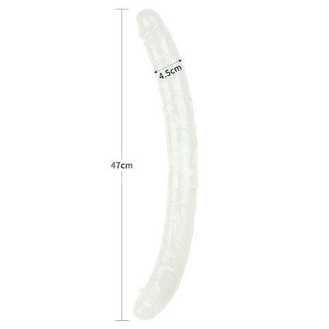 Lumino Play 18.5'' Double Dildo Glow in the Double Dong - Realistic Dildos