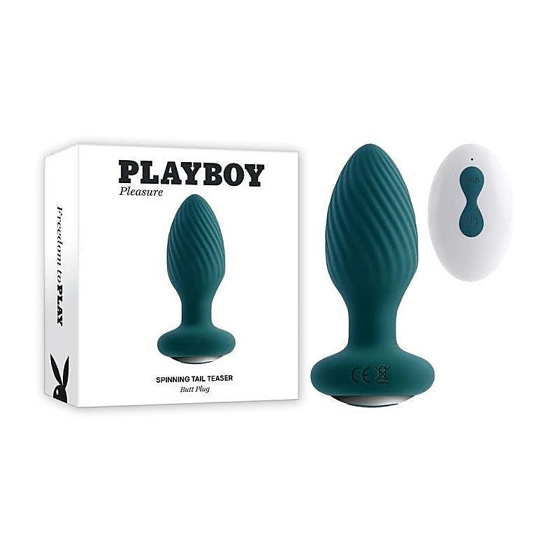 Playboy Pleasure SPINNING TAIL TEASER Anal Plug - Anal Vibrators