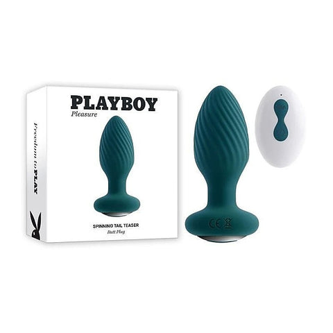 Playboy Pleasure SPINNING TAIL TEASER Anal Plug - Anal Vibrators