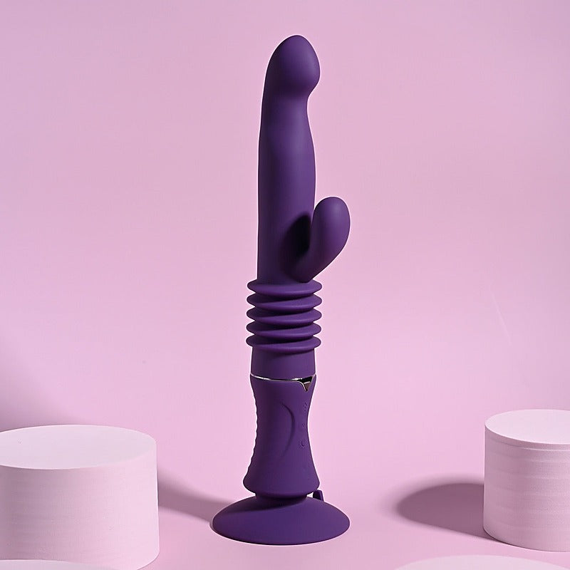Playboy Pleasure HOPPY ENDING Thrusting Rabbit Vibrator - Rabbit Vibrators