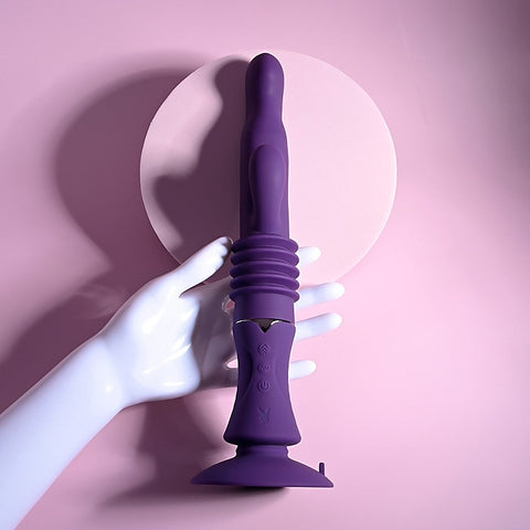 Playboy Pleasure HOPPY ENDING Thrusting Rabbit Vibrator - Rabbit Vibrators
