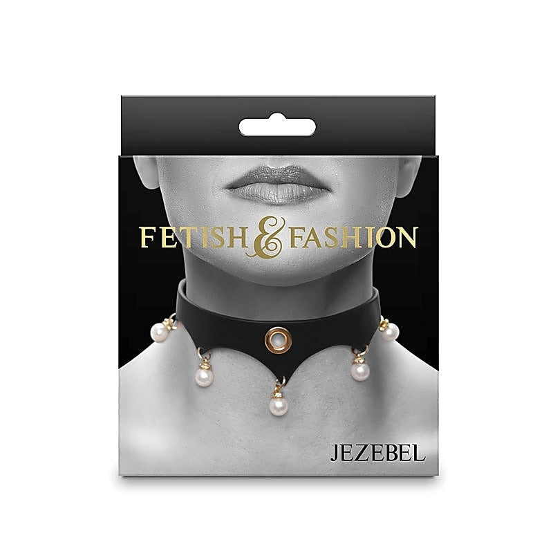 Jezebel Collar - Elevate Your Style with Fetish & Fashion - Collars and Leads