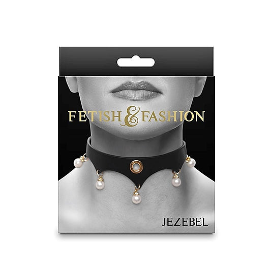 Jezebel Collar - Elevate Your Style with Fetish & Fashion - Collars and Leads
