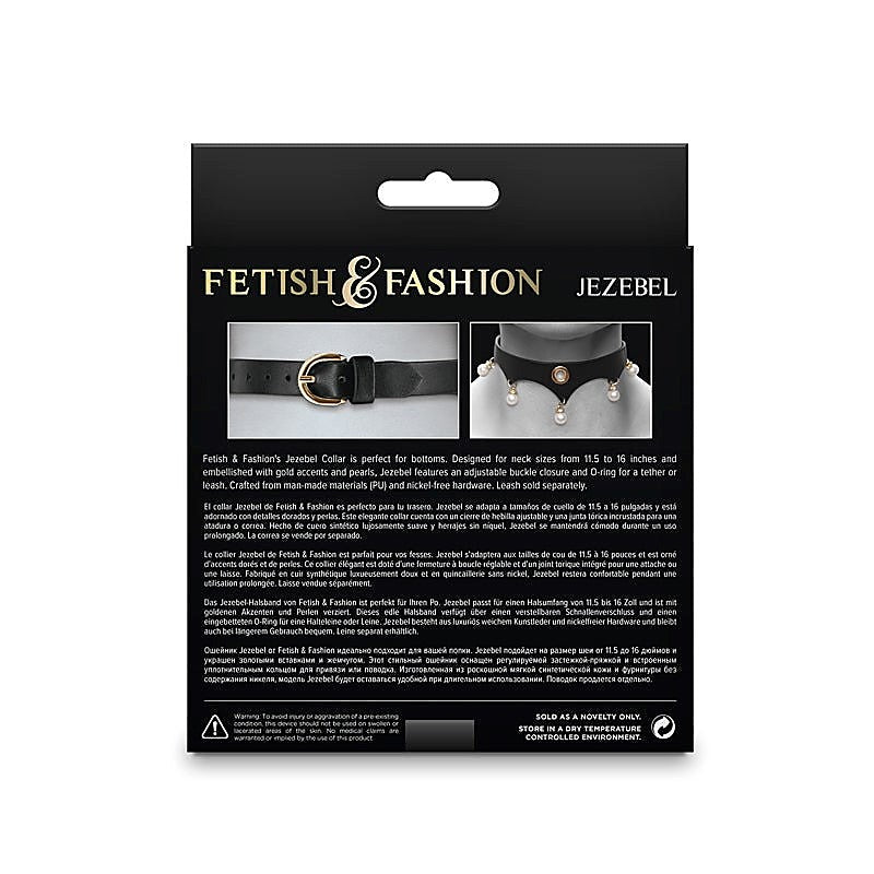 Jezebel Collar - Elevate Your Style with Fetish & Fashion - Collars and Leads