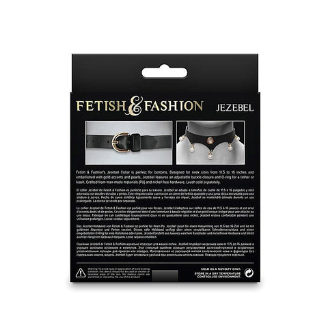 Jezebel Collar - Elevate Your Style with Fetish & Fashion - Collars and Leads