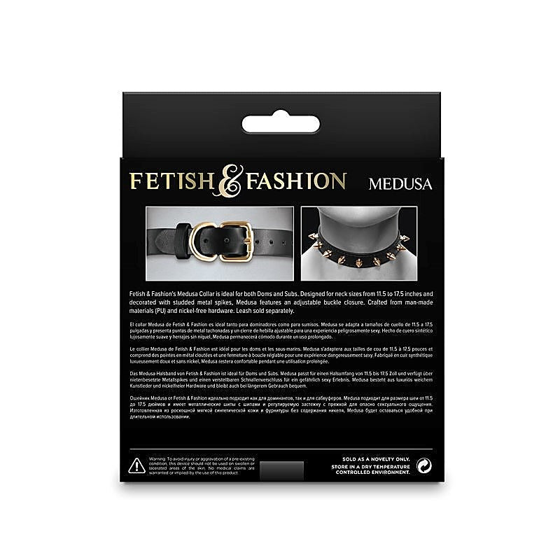 Fetish & Fashion - Medusa Collar - Comfort, Style, Versatility - Collars and Leads